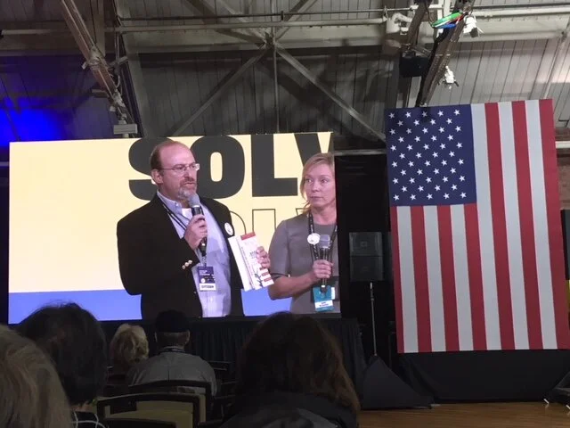 Steven Borne at a No Labels event